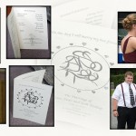 Dean-Dunlap Wedding - wedding programs collage - Schindler's Studio